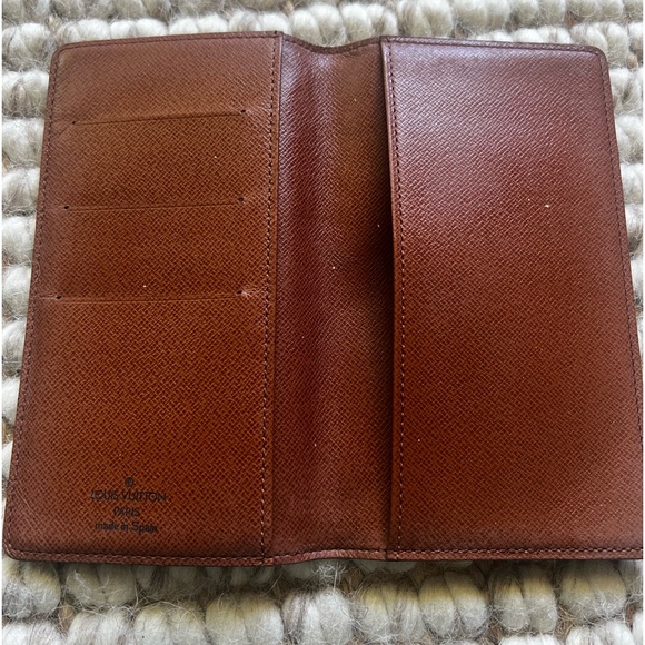 Louis Vuitton monogram checkbook wallet in good condition - Picture 2 of 4